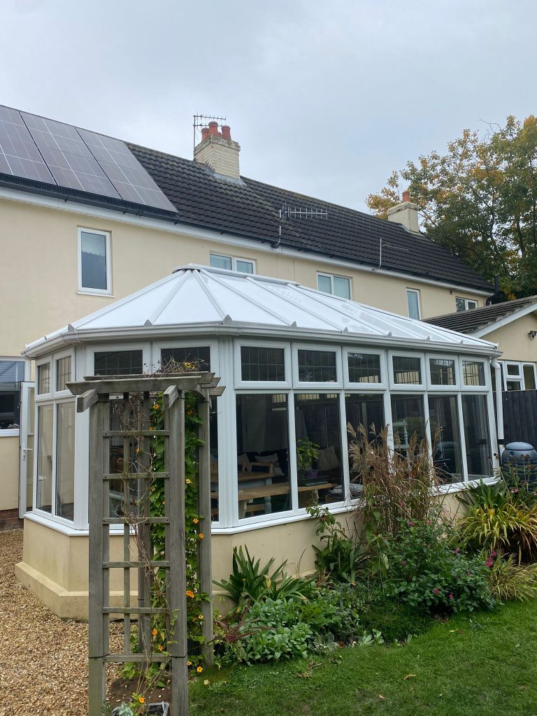 Conservatory with Eco Panel Roof Side