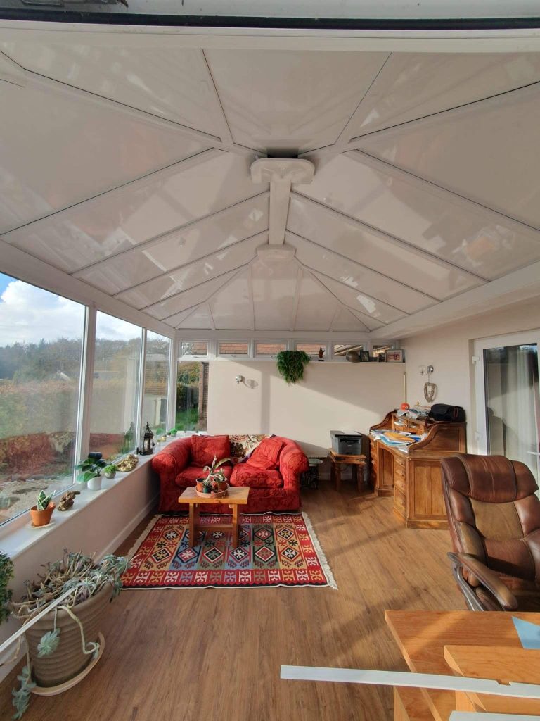 Inside a Conservatory in the Countryside