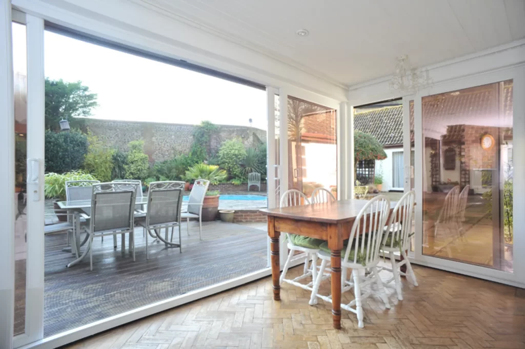 Open Patio Door