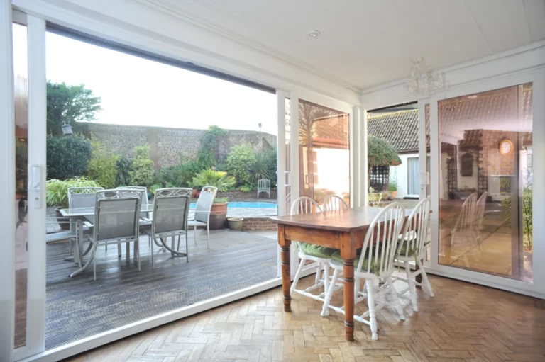 Open Patio Door