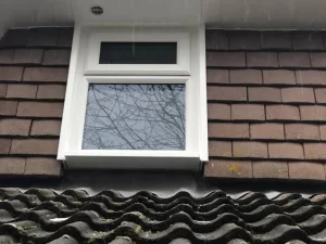 Small uPVC Window on a Brown House