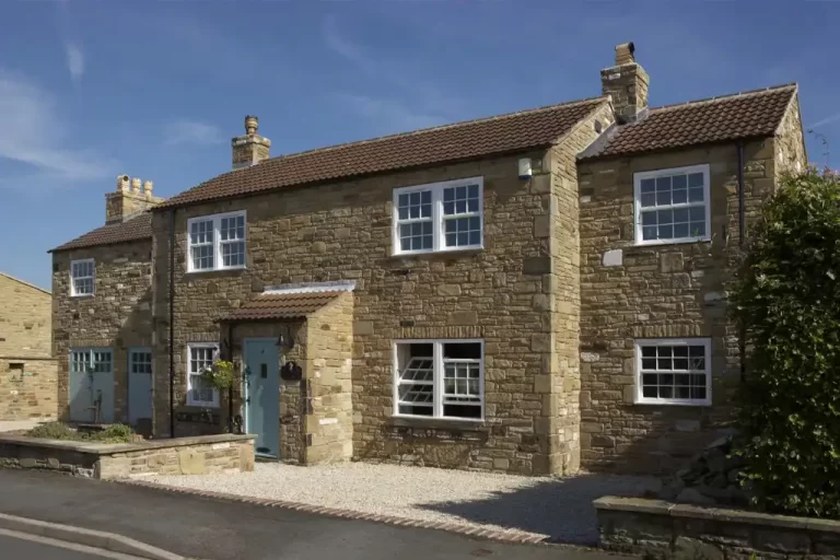 Legacy Sliding Sash Windows on Cottage