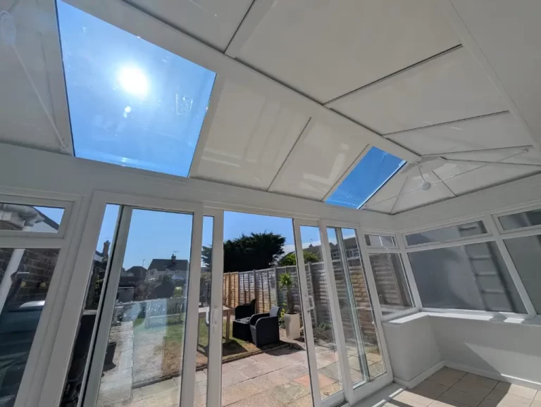 Eco-Panel Conservatory with Skylights From Inside