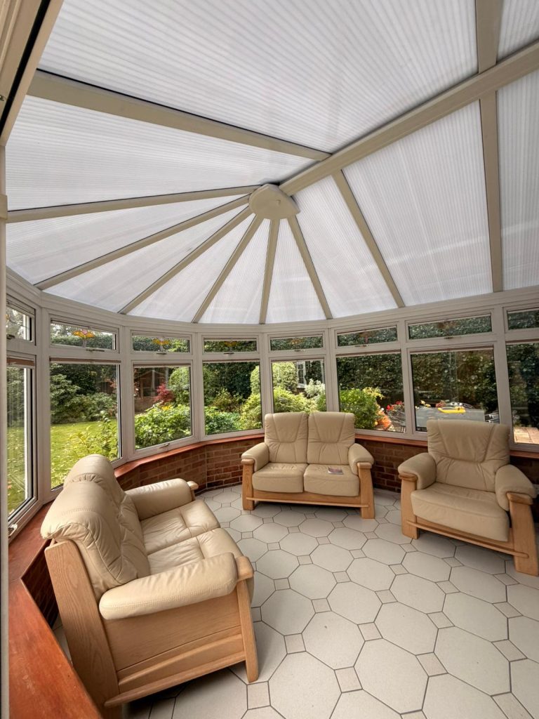 Eco-Shield roof install in Newbury, Berkshire - internal shot