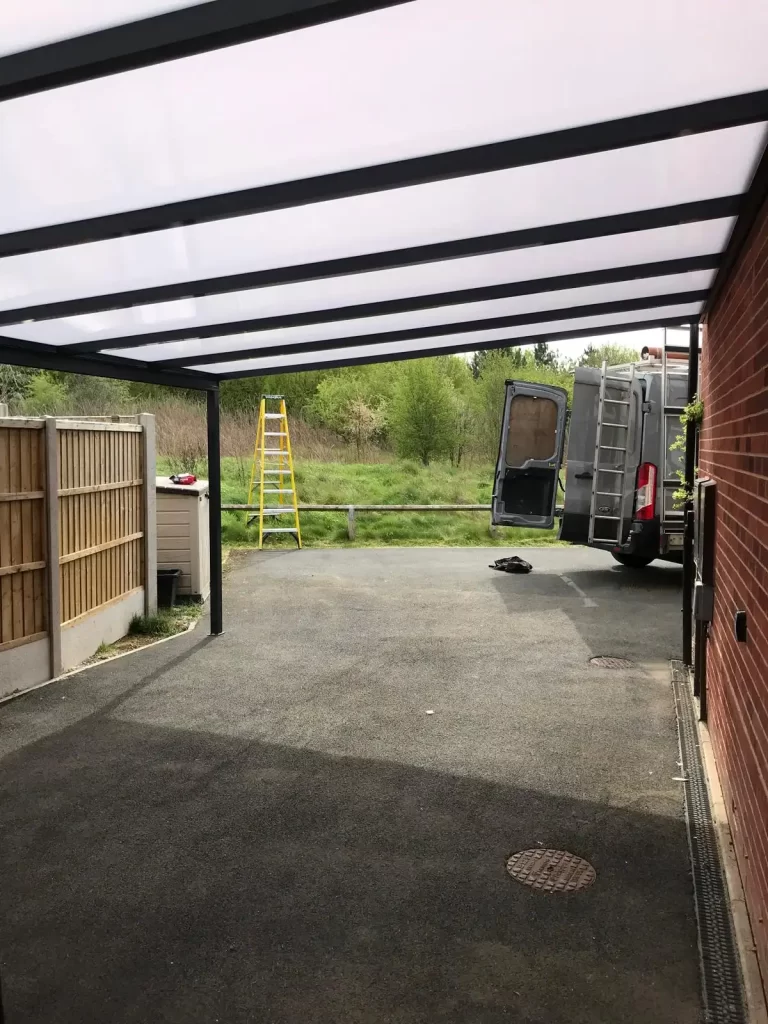 Eco-Shade Carport Install