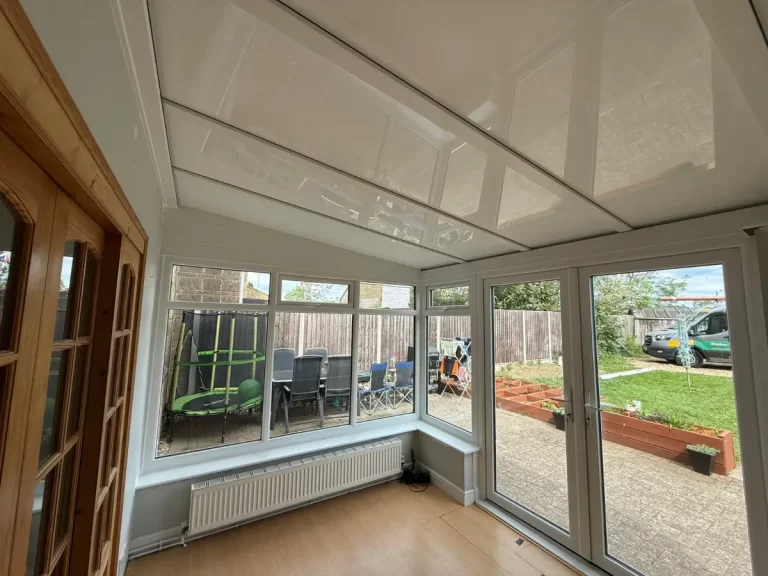 new conservatory with Eco-Panels installation in Taunton, Somerset