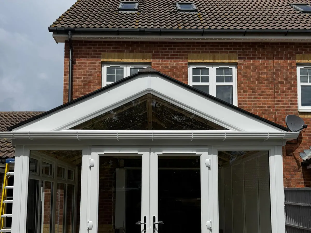 new conservatory and warmer roof build in gosport, hampshire