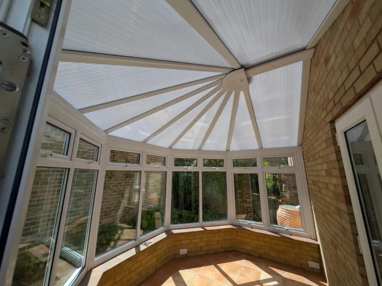 Eco-Shield polycarbonate conservatory roof upgrade in Guildford, Surrey